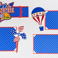 Fun on the 4th Two Page Layout Kit