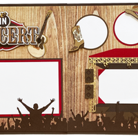 Live in Concert Page Kit - Country - 2 Page Layout
