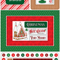 Carta Bella - Christmas Cheer 6 x 13 Chipboard Frames - LAST CHANCE