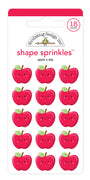 Doodlebug - School Days - Apple a Day Shape Sprinkles
