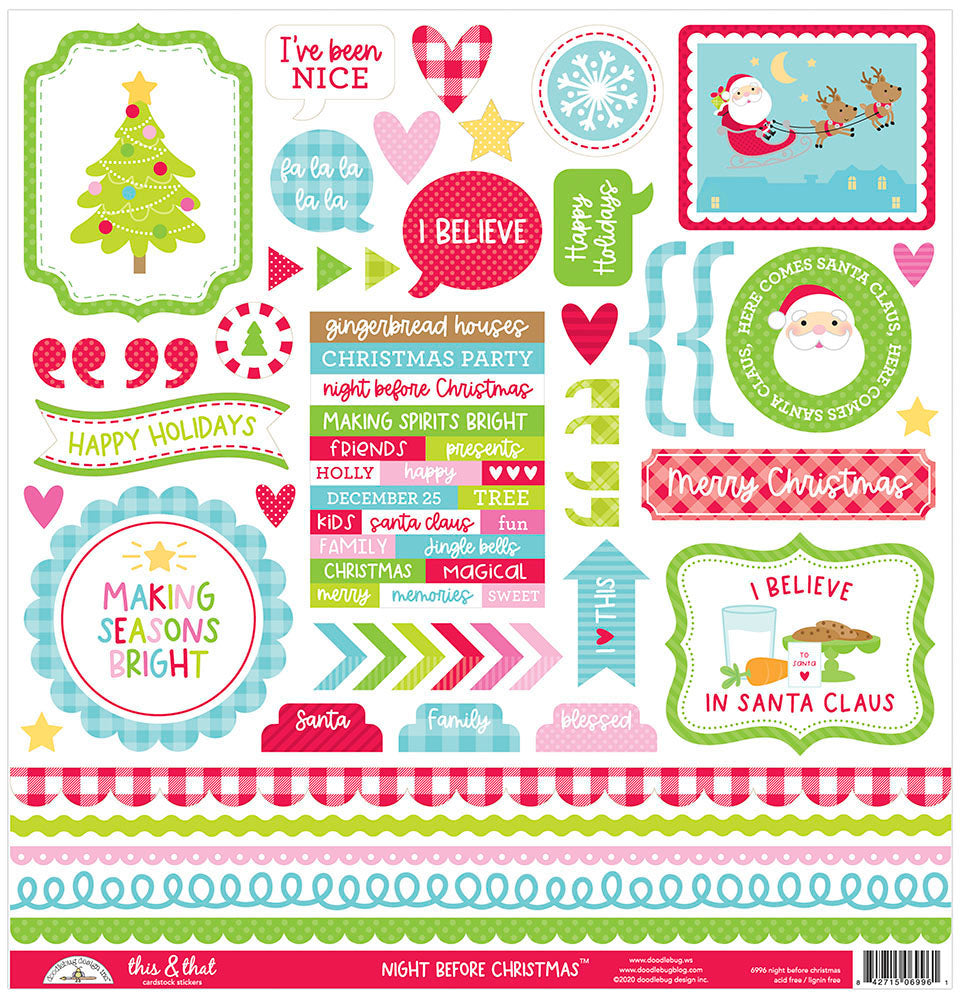 Scrapbook Stickers - Happy Family - Paper House