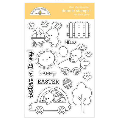 Doodlebug - Hippity Hoppity - Doodle Stamps