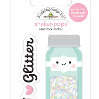 Doodlebug - Cute & Crafty - Glitter Jar Shaker-Pops