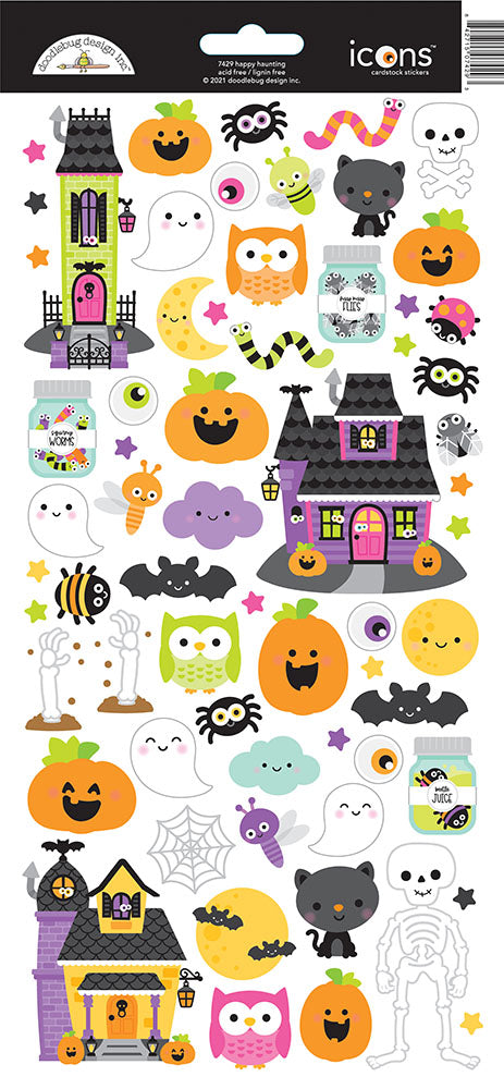 Doodlebug - Happy Haunting - Icons Stickers