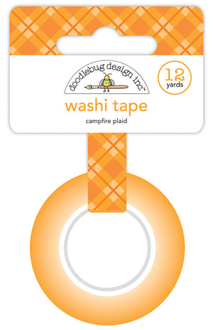 Doodlebug - The Great Outdoors - Campfire Plaid Washi Tape
