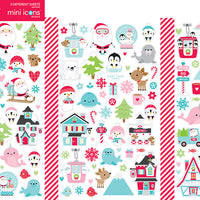 Doodlebug - Let it Snow - Mini Icons Stickers