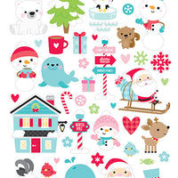 Doodlebug - Let it Snow - Icons Stickers