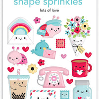 Doodlebug - Lots of Love - Lots of Love Shape Sprinkles