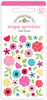 Doodlebug - Lots of Love - Bright Bouquet Shape Sprinkles