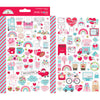 Doodlebug - Lots of Love - Mini Icons Stickers