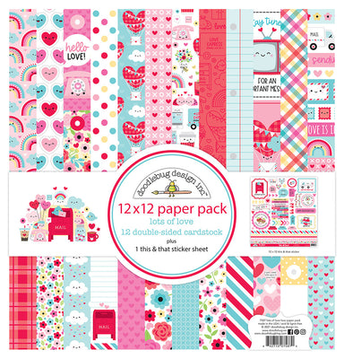 Doodlebug - Lots of Love - 12x12 Collection Kit