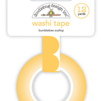 Doodlebug - Bumblebee Scallop Washi Tape