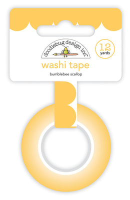 Doodlebug - Bumblebee Scallop Washi Tape