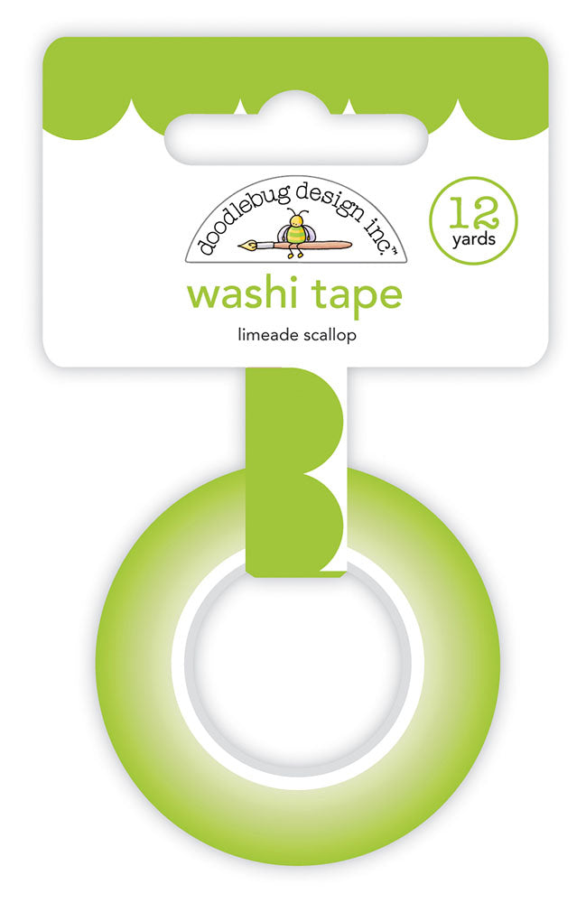 Doodlebug - Limeade Scallop Washi Tape