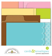 Doodlebug - Seaside Summer - Assortment Cards & Envelopes