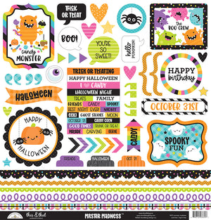 Doodlebug - Monster Madness - This & That Stickers