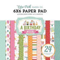Echo Park - A Birthday Wish Girl - 6x6 Paper Pad