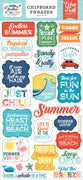 Echo Park - Endless Summer - Chipboard Phrases - LAST CHANCE!