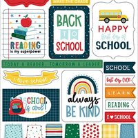 Echo Park - First Day of School - Chipboard Phrases