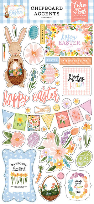Echo Park - My Favorite Easter - Chipboard Accents - LAST CHANCE!