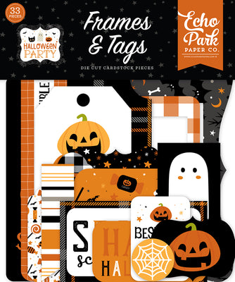 Echo Park - Halloween Party Frames & Tags - LAST CHANCE!