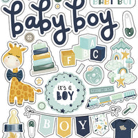 Echo Park - It's a Boy - Puffy Stickers - LAST CHANCE!