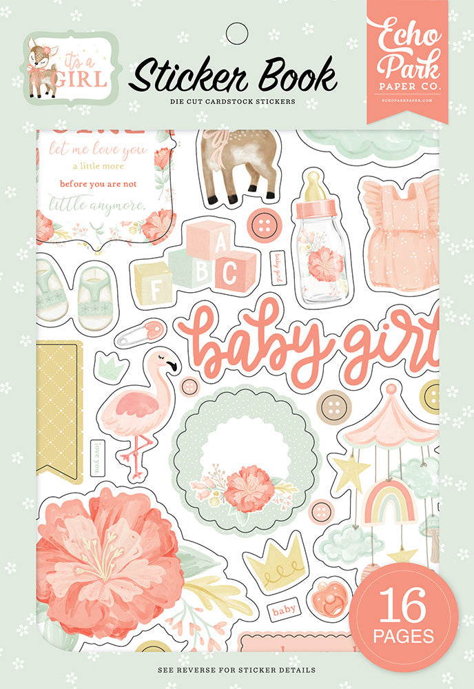 Echo Park - It's a Girl - Sticker Book - LAST CHANCE!