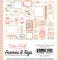Echo Park - Our Baby Girl - Frames & Tags