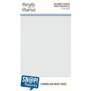 Simple Stories - SNAP Studio - 4 x 6 Flipbook Pages - 4 x 6 Pack Refills