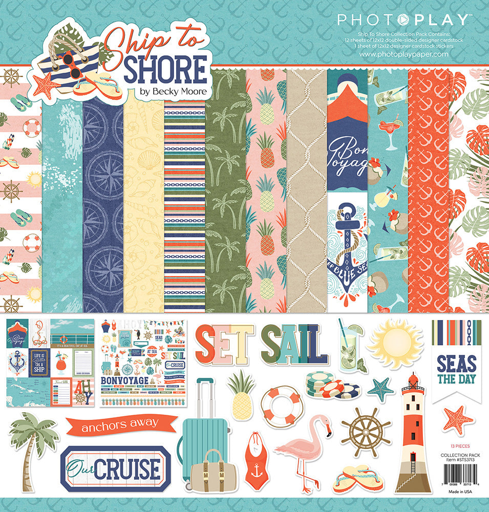 Photoplay - Ship to Shore - 12x12 Collection Kit