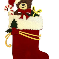 Christmas Bear in Stocking - LAST CHANCE!