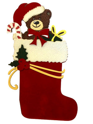 Christmas Bear in Stocking - LAST CHANCE!