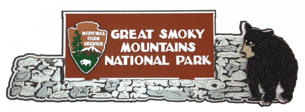 Great Smoky Mountains Rock Sign
