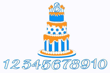 Birthday Banner Cake