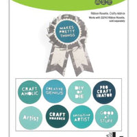 i-crafter - Ribbon Rosette, Crafty Add-on Die Cuts - LAST CHANCE